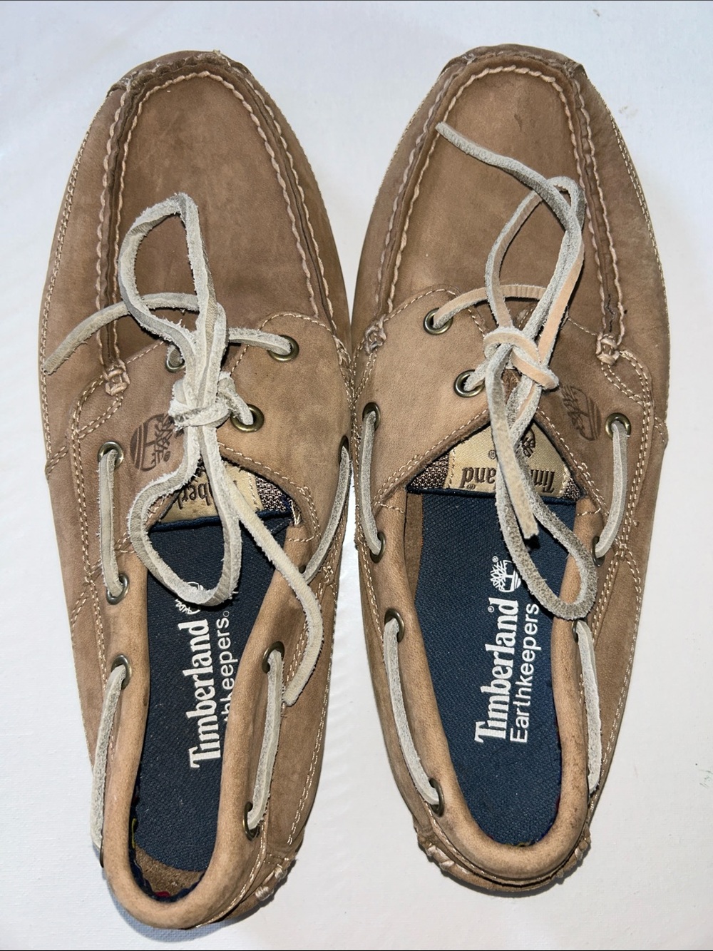 Timberland Earthkeepers Kia Wah Bay Men’s Brown Leather Boat Shoes with Laces
